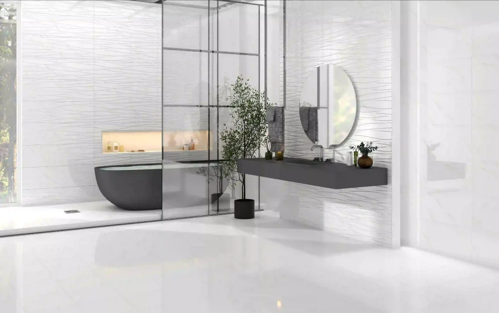 کاشی لیروژ ساده 30*90 کلکته عکس پوستر
