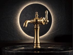شیر شیهاب روشویی فیروزه طلایی عکس محصول